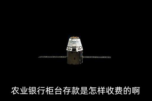 農(nóng)業(yè)銀行柜臺(tái)存款是怎樣收費(fèi)的啊