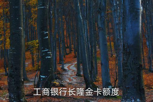 工商銀行長隆金卡額度