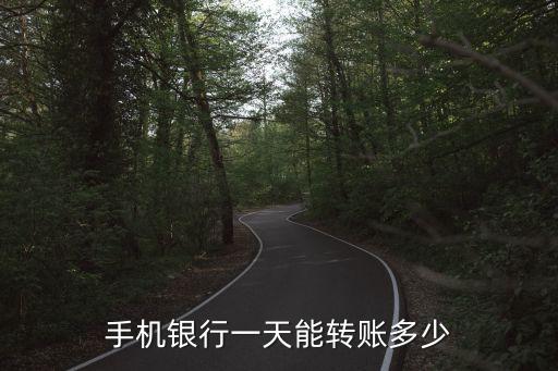 手機(jī)銀行每天最多轉(zhuǎn)多少錢，手機(jī)銀行一天最多能轉(zhuǎn)多少錢