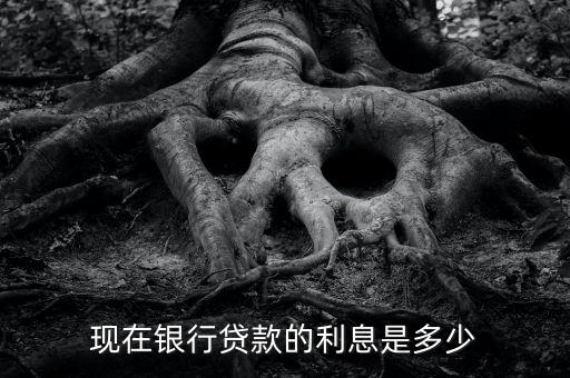 現(xiàn)在銀行貸款的利息是多少