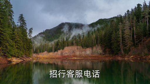 招行客服電話